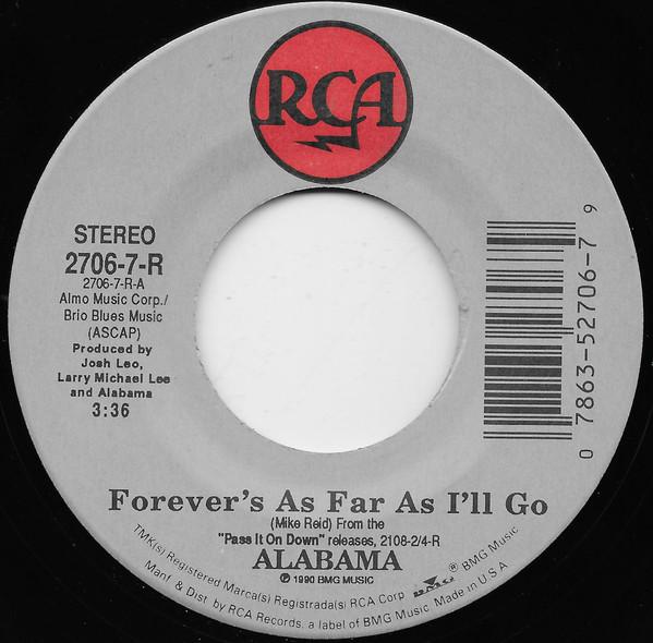 Alabama - Forever's As Far As I'll Go