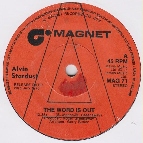 Alvin Stardust - The Word Is Out