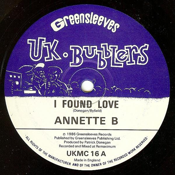 Annette B - I Found Love / Lovers' Version