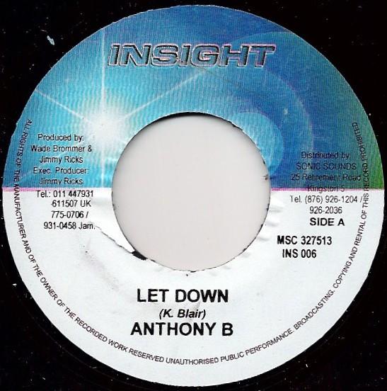 Anthony B - Let Down