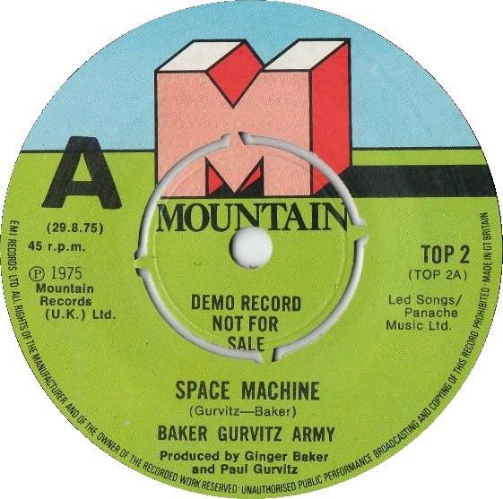 Baker Gurvitz Army - Space Machine