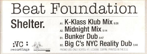 Beat Foundation - Shelter (Remixes)