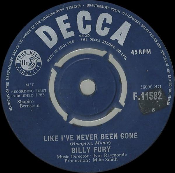 Billy Fury - Like I've Never Been Gone