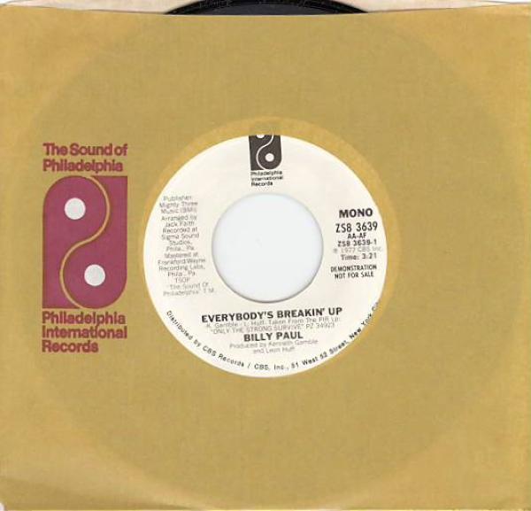 Billy Paul - Everybody's Breakin' Up
