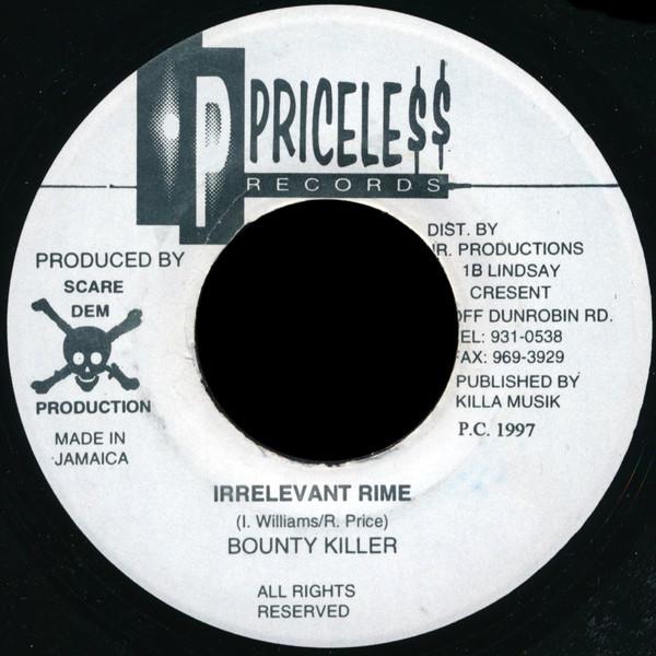 Bounty Killer - Irrelevant Rime