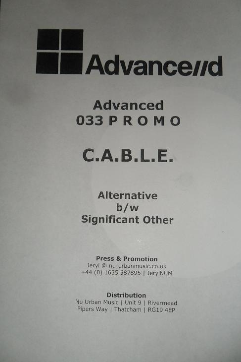C.A.B.L.E. - Alternative / Significant Other