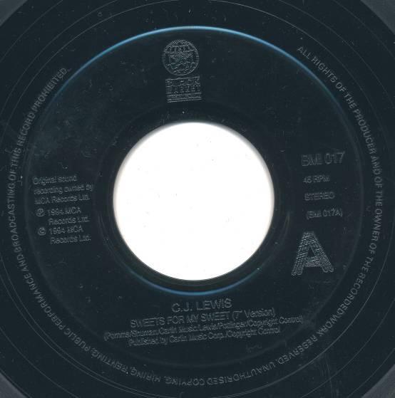 CJ Lewis - Sweets For My Sweet