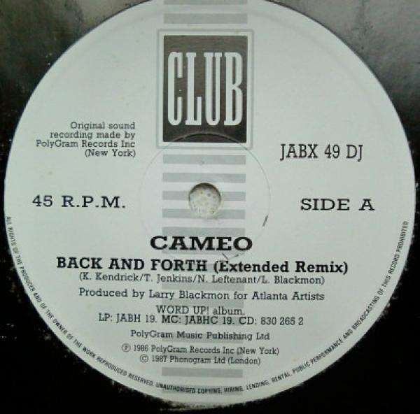 Cameo - Back And Forth