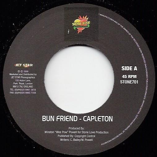 Capleton, Holloway (2) - Bun Friend / Maria