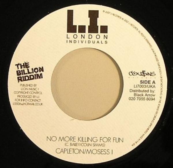 Capleton, Moses I, Valerie Vibes - No More Killing For Fun / Strange Things Are Happening