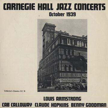  - Carnegie Hall Jazz Concerts  October 1939