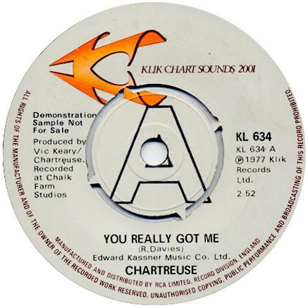 Chartreuse (2) - You Really Got Me