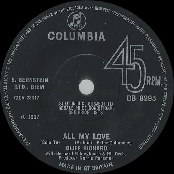 Cliff Richard - All My Love