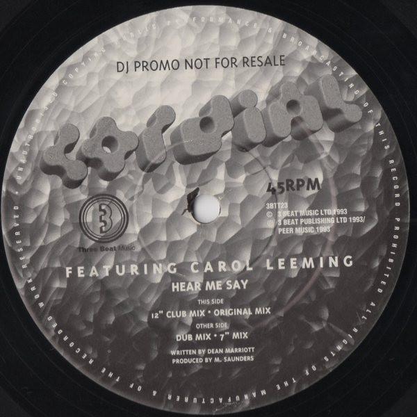 Cordial, Carol Leeming - Hear Me Say