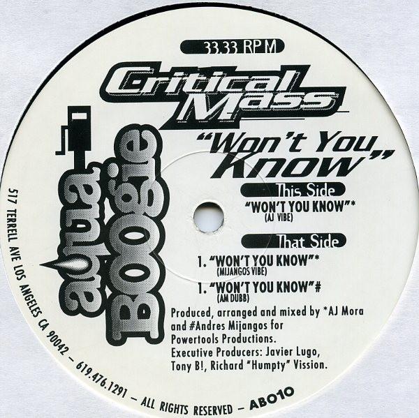Critical Mass (3) - Won't You Know