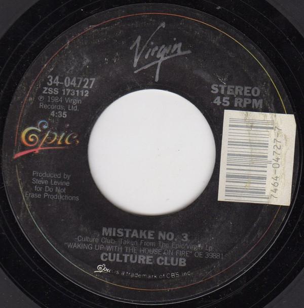 Culture Club - Mistake No. 3