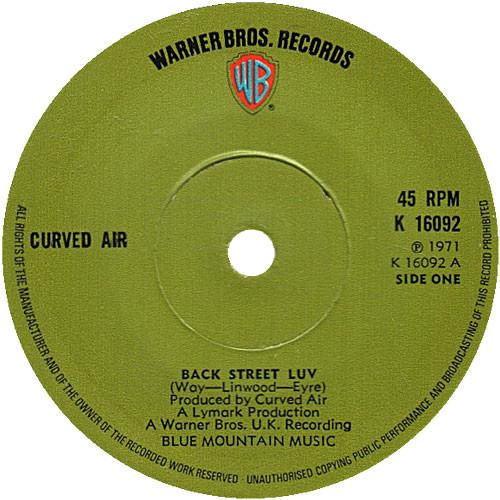 Curved Air - Back Street Luv