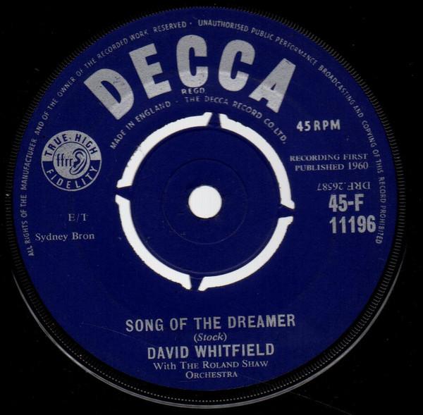 David Whitfield - Song Of The Dreamer