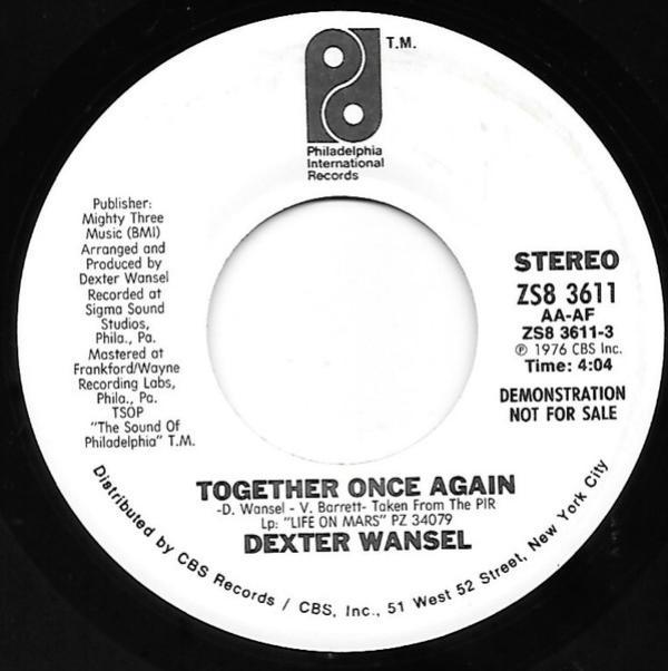 Dexter Wansel - Together Once Again