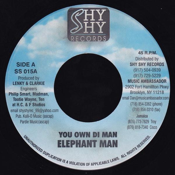 Elephant Man, Zicka P - You Own Di Man / Well Well