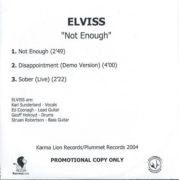 Elviss - Not Enough