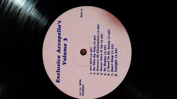 - Exclusive Accapella's Volume 3