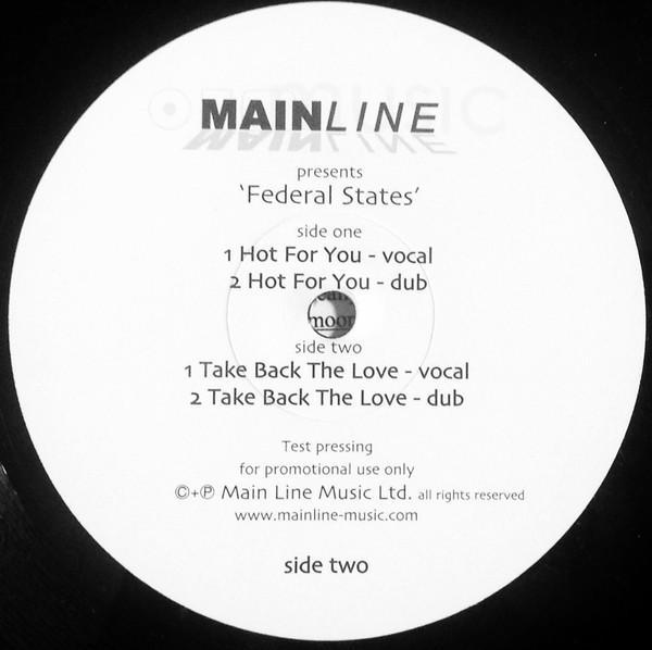 Federal States - Hot For You/Take Back The Love