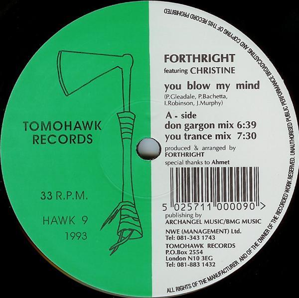 Forthright, Christine (8) - You Blow My Mind
