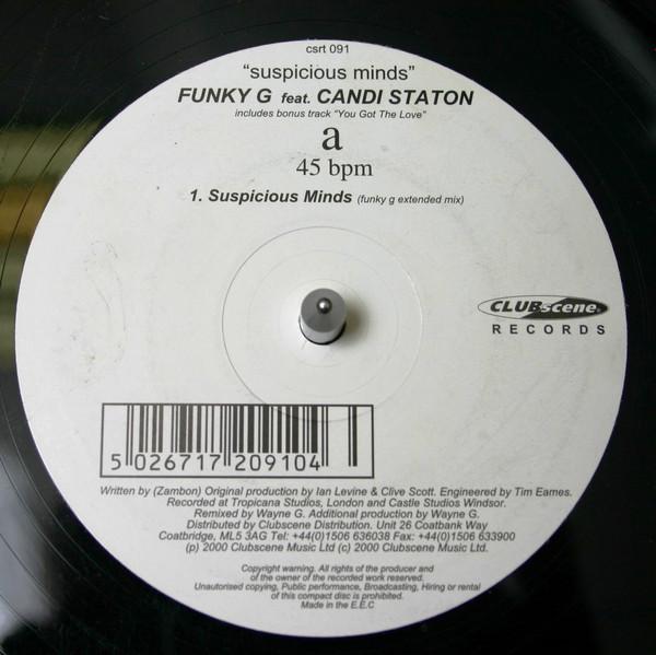 Funky G, Candi Staton - Suspicious Minds