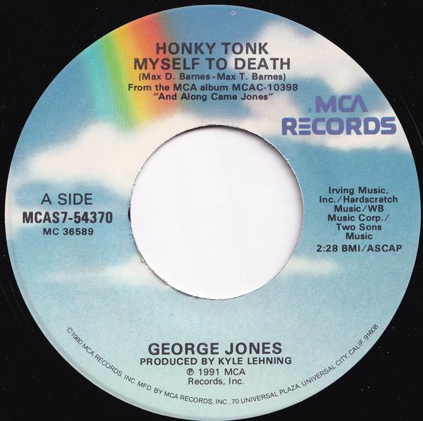 George Jones (2) - Honky Tonk Myself To Death / Where The Tall Grass Grows
