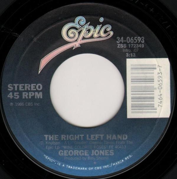 George Jones (2) - The Right Left Hand / The Very Best Of Me