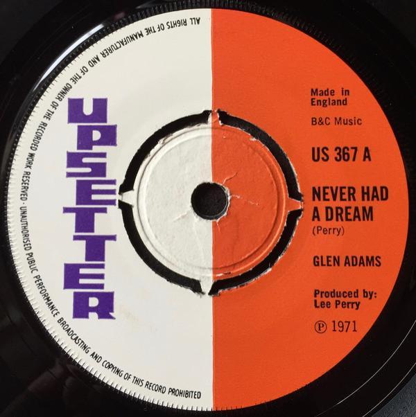 Glen Adams - Never Had A Dream