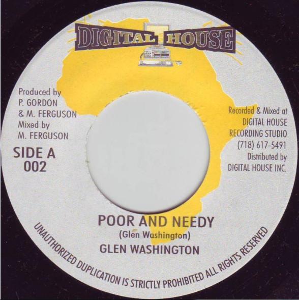Glen Washington - Poor And Needy