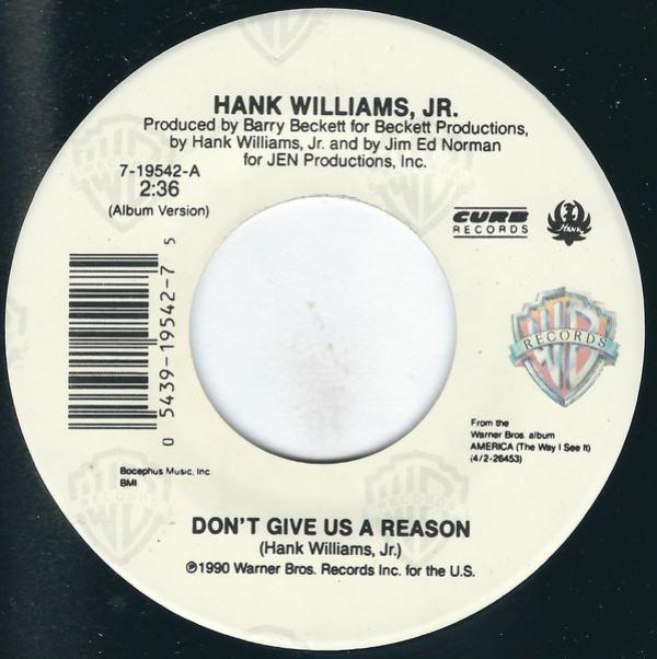 Hank Williams Jr. - Don't Give Us A Reason