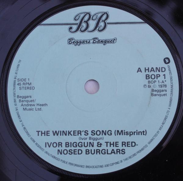 Ivor Biggun & The Red-Nosed Burglars - The Winker's Song (Misprint)