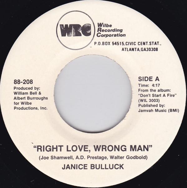 Janice Bullock - Right Love, Wrong Man
