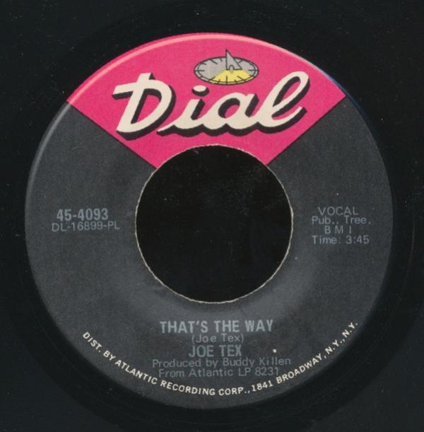 Joe Tex - That's The Way / Anything You Wanna Know
