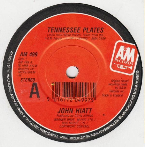 John Hiatt - Tennessee Plates