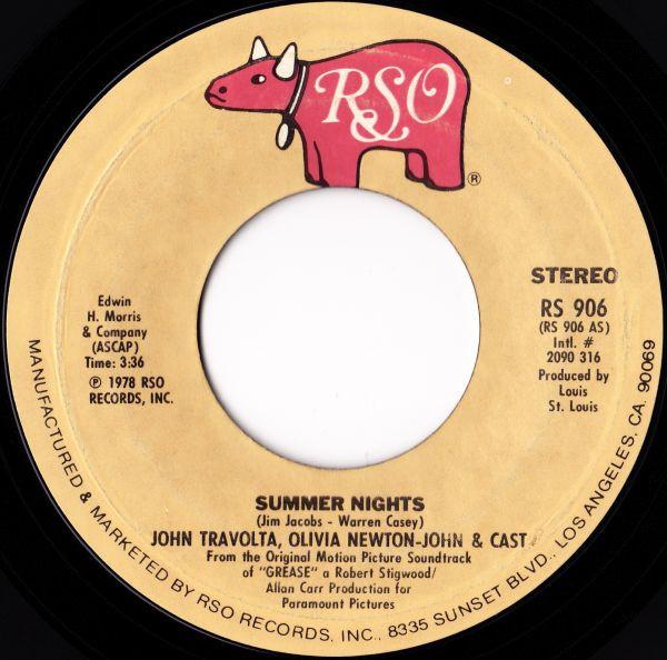John Travolta, Olivia Newton-John, "Grease" Cast, Louis St. Louis - Summer Nights / Rock 'N' Roll Party Queen