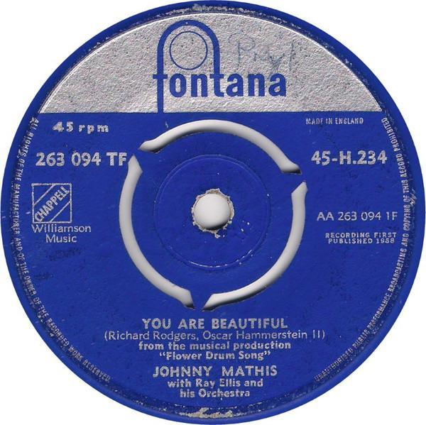 Johnny Mathis, Ray Ellis And His Orchestra - You Are Beautiful