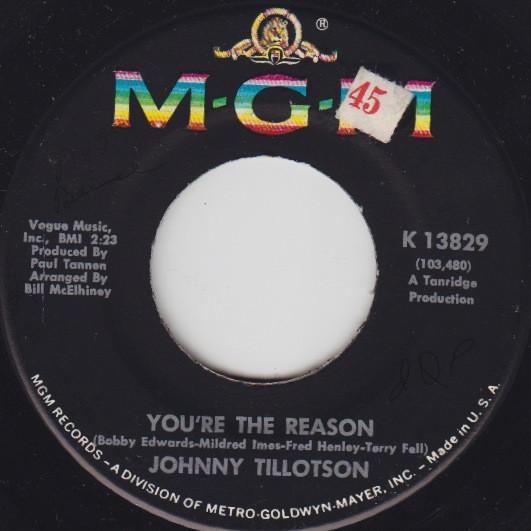 Johnny Tillotson - You're The Reason / Countin' My Teardrops