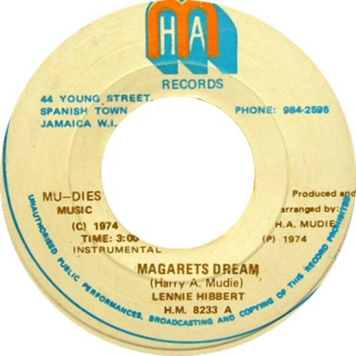 Lennie Hibbert, Mudies All Stars - Magarets Dream / Dept. Charge