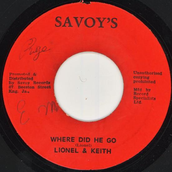 Lionel & Keith - Where Did He Go