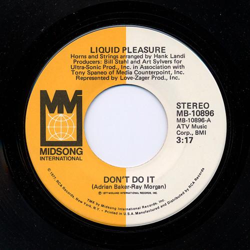 Liquid Pleasure - Don't Do It / Come Together (It's About Time)