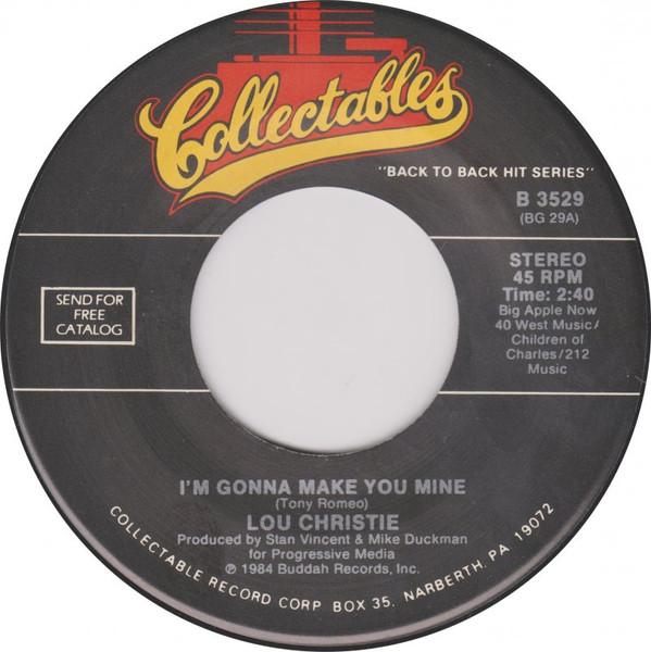 Lou Christie - I'm Gonna Make You Mine / She Sold Me Magic
