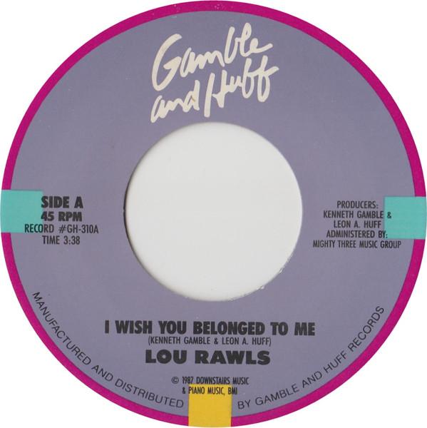 Lou Rawls - I Wish You Belonged To Me