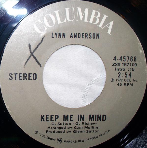 Lynn Anderson - Keep Me In Mind / Rodeo Cowboy