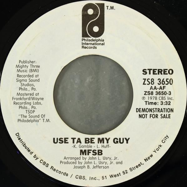 MFSB - Use Ta Be My Guy