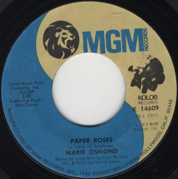 Marie Osmond - Paper Roses