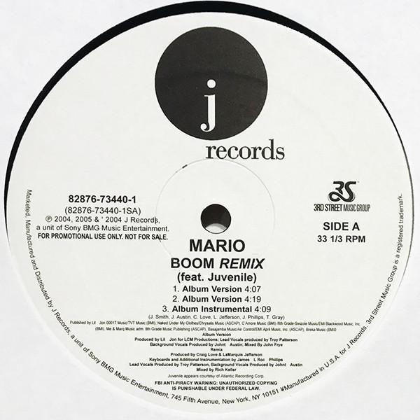 Mario, Juvenile (2) - Boom (Remix)